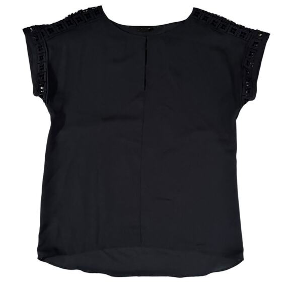 Midnight Lace Sheer Top: Flirty & Flowy Lightweight Chic - Picture 1 of 6